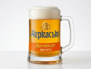 Пиво "Черкаське Делікат" 4 % світле фільтроване 1 л
