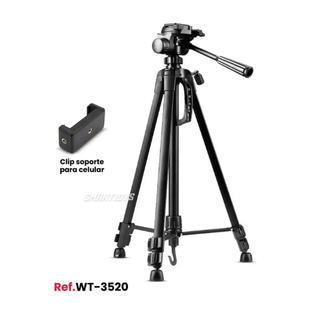 Trépied professionnel WT-3520 pour la vidéo et la photographie