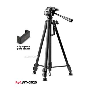 Trépied professionnel WT-3520 pour la vidéo et la photographie