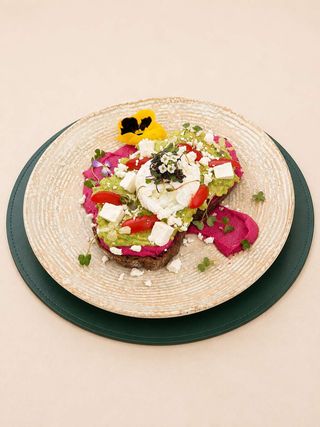 Tartine Houmous Betterave