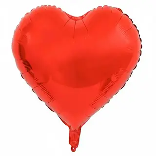 ჰელიუმის ფოლგირებული ბუშტი, გული წითელი