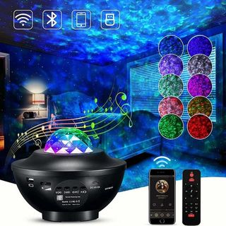 Projecteur LED,Lumière d’Ambiance & Enceinte Bluetooth