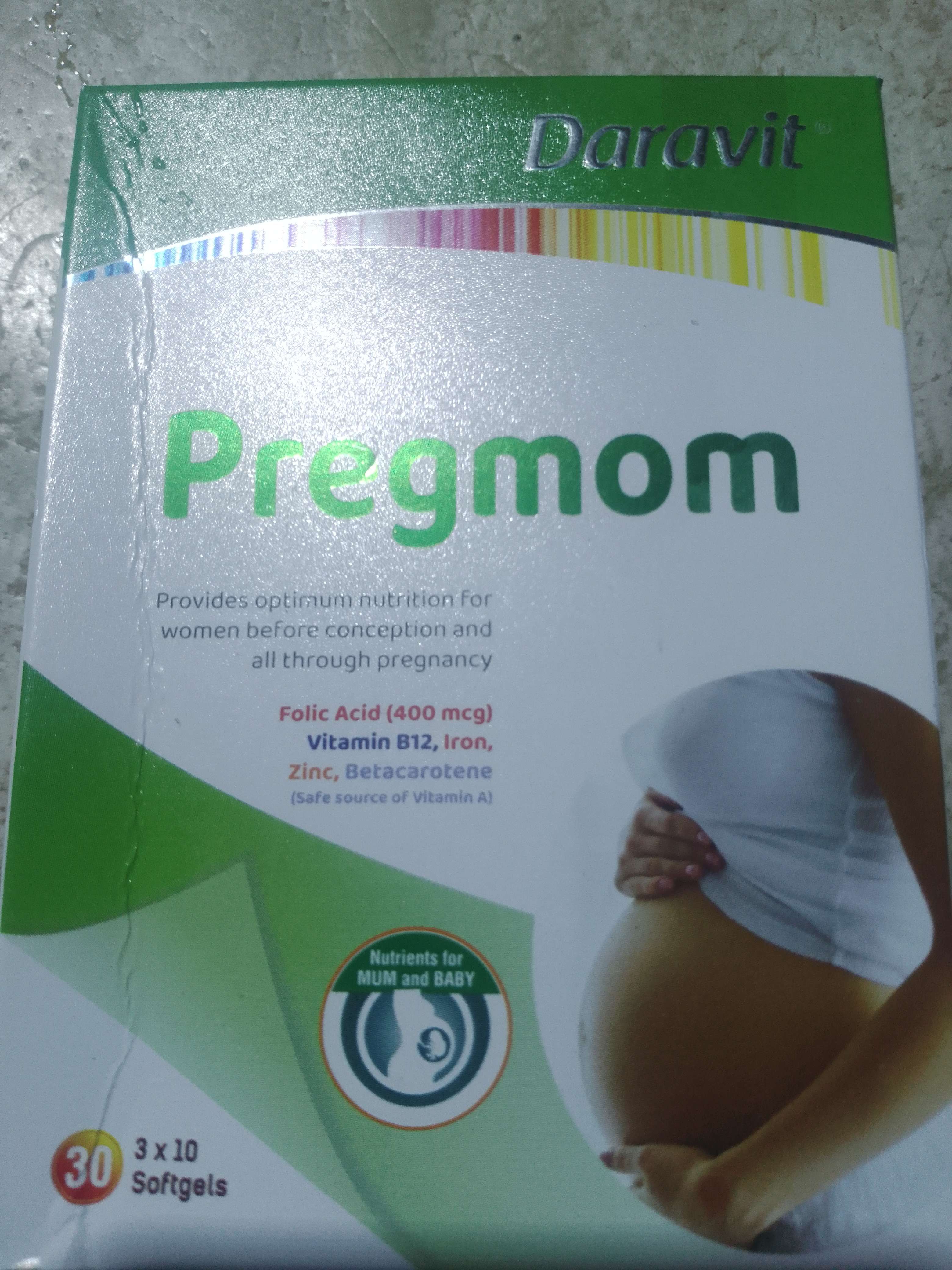 Daravit Pregmom Softgels, 30 Count