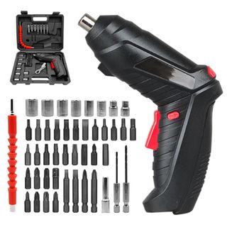 Tournevis électrique Free Wolf 3,6 V, kit de 47 tournevis électriques rechargeables