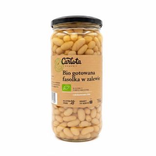Ekologiczna biała fasola w zalewie Carlota Organic BIO 720 g