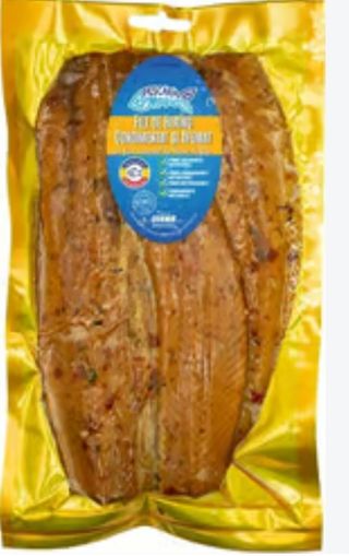 400gr Hering file condimentat și afumat