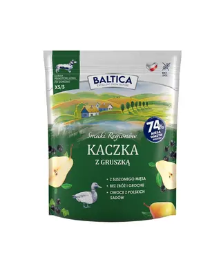 Karma dla psów Baltica Duck z gruszkami, 1 kg
