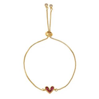Bracelet de luxe plaqué or BGN147-3 Rose Red