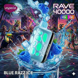Vozol Rave 40k - Blue Razz Ice