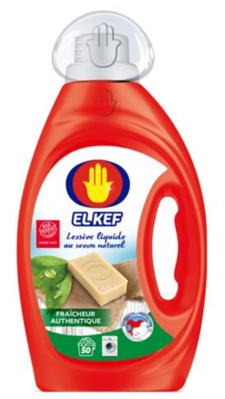 El Kef Lessive Liquide au Savon Naturel Fraîcheur Authentique