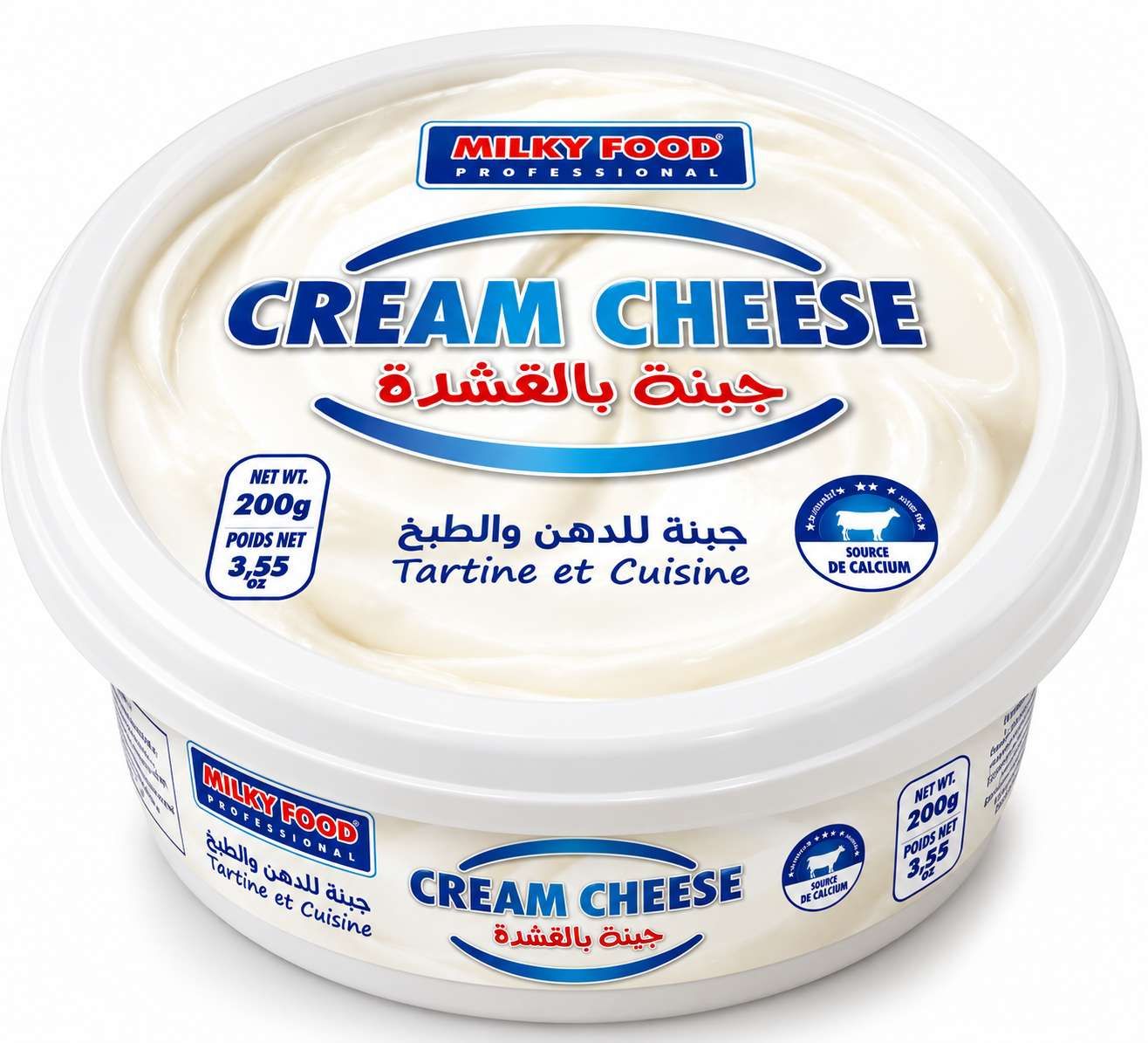 Milky Food Professional Cream Cheese Tartine et Cuisine 20 % MG – 250 g