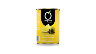 Oliwki nadziewane cytryną 120g – Olispania