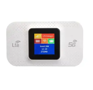 Routeur WiFi portable 5G / 4G LTE 300 Mbps, compatible carte SIM avec batterie 3000 mAh