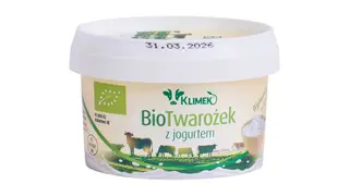 KLIMEK Biotwarozek ekologiczny z jogurtem, 200 g