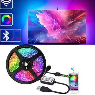 Bande LED - LED MOOD LIGHT - 5M - RGB - Contrôle APP - Température de couleur 2700K-10000K