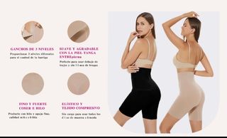 Channo Faja Pantalón Reductora y Moldeadora de Figura, Cintura Alta con Corchetes -مشد لتنحيف البطن والخصر ولأرداف مشدودة