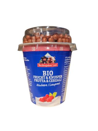 Jogurt malinowy z czekokulkami orkiszowymi Bio 150g