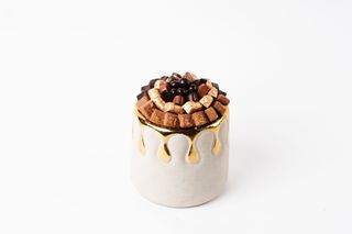 Pot à coulures dorées (C22GM)