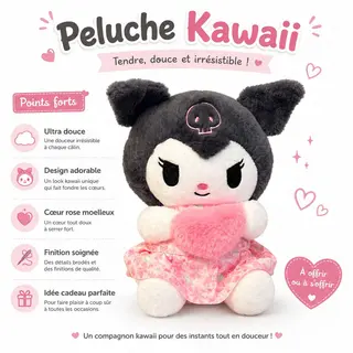 Peluche Kawaii Ultra Douce – Le cadeau parfait