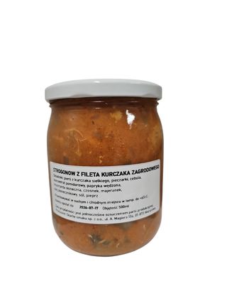 Strogonow z piersi kurczaka 500ml Skarby Smaku