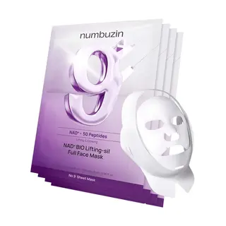 numbuzin No.9 NAD Bio Lifting-sil Full Face Mask -სახის გამამკვრივებელი ნიღაბ