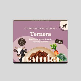 Menú Cocinado de Ternera para perro – 500 g