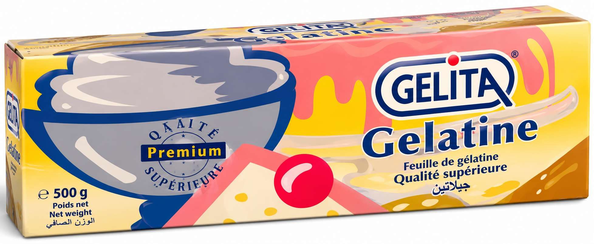 Gelita Gélatine Alimentaire en Feuilles Bronze – 500 g