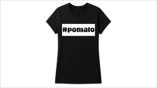 #POMALO crna ženska majica