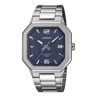 CASIO MTP-B195D-2AVDF Silver Watch, 50M Water Resistant