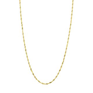 Cadena Singapur 40x1 en Oro Amarillo 9 Kilates