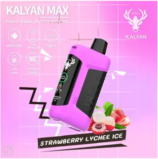 Kalyan Max Strawberry Lychee Ice Puffs