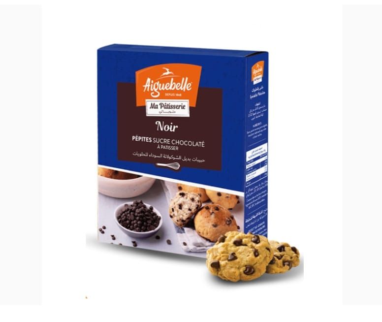 Chocolat Noir Aigbelle aux Pépites de Chocolat Sucré 200 g