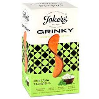 JokerS грінки Extra Slice (коробочка) «Сметана та зелень» 90г