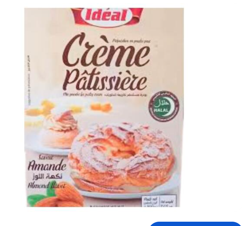 Idéal Préparation pour Crème Pâtissière Saveur Amande