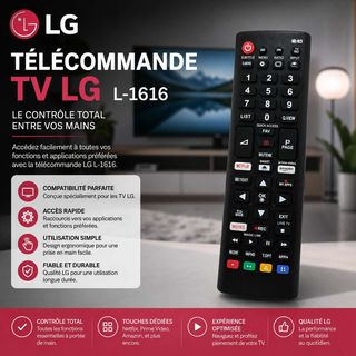 Télécommande LG L-1616 Smart Control TV
