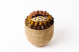 Pot en céramique texturé (C18GM)