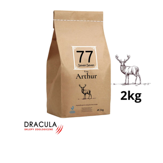 77 Seven Seven Arthur z jeleniem i łososiem 2kg