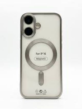 მაგნიტური ტელეფონის ქეისი-IPHONE 16 (ნაცრისფერი)