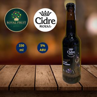 “Apple with black currant” ტკბილი სიდრი, 0,33 ლ, Cidre Royal