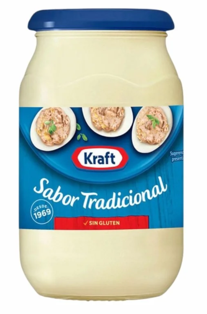 Kraft Mayonnaise Sabor Tradicional Sans Gluten – 490 g
