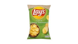 Patatine Lay's al gusto di pomodoro e aglio, 125 g