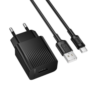 Borofone BAS71A 2.1 USB-A charger + Lightning cable
