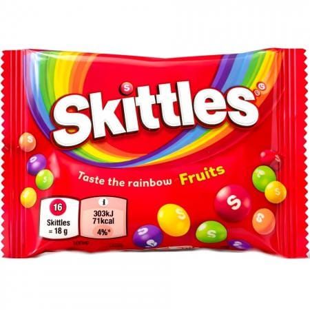 Skittles Bonbons Fruités 18 g