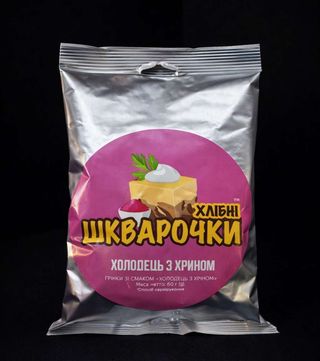Шкварочки хлібні зі смаком Холодцю та хрону 60 г