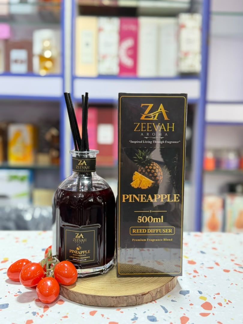 ZEEVAH Aroma Pineapple Reed Diffuser, 500ml