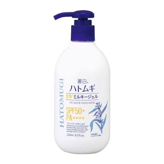 Hatomugi UV Moisturizing Sunscreen SPF50+, 250ml