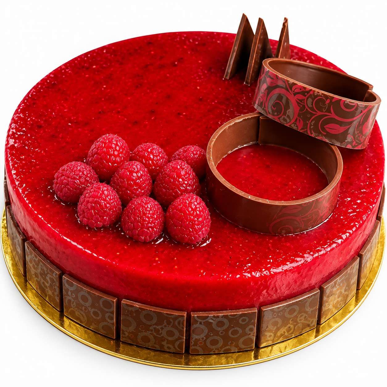 Entremets Mousse Framboise