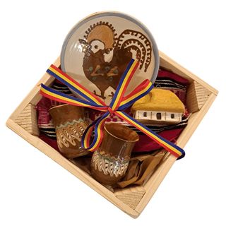 Pachet cadou “Amintiri din Horezu” in ladita din rasinoase