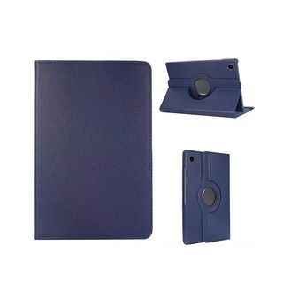 Coque en cuir rotatif à 360 degrés pour tablette Samsung Galaxy Tab A11+ SM-X230/SM-X236 (bleu)