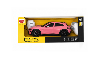 💖 RC Porsche Macan სტილის დისტანციური მართვის მანქანა – ვარდისფერი 🚗